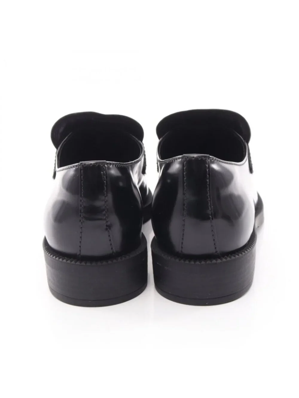 Prada Loafers Triangle Logo Leather